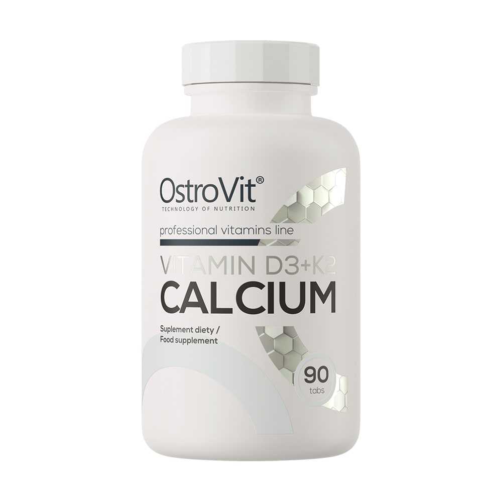 OstroVit Vitamina D3 + K2 + Calcium (90 tabs)